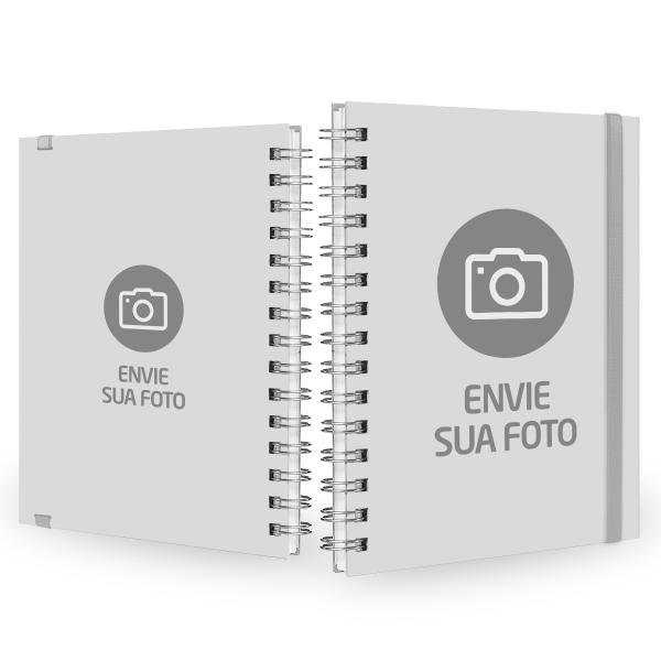 Caderno Plus Personalizado Envie Sua Foto 100 Folhas 14x20 cm