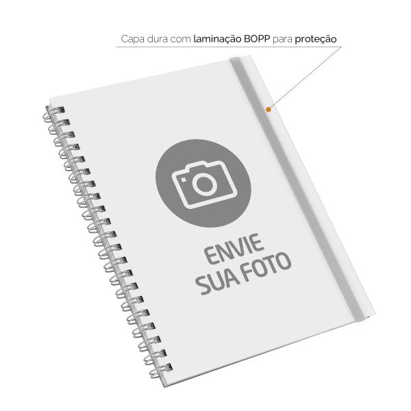 Caderno Plus Personalizado Envie Sua Foto 100 Folhas 20x27,5 cm