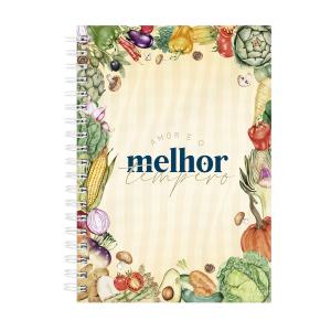 Caderno de Receitas Amor É O Melhor Tempero