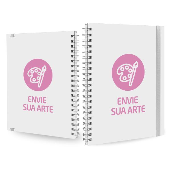 Caderno Universitário Plus Feminino Personalizado Envie Sua Arte 1 Matéria