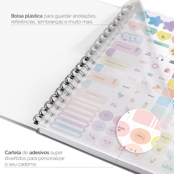 Caderno Universitário Plus Feminino Personalizado Envie Sua Arte 1 Matéria