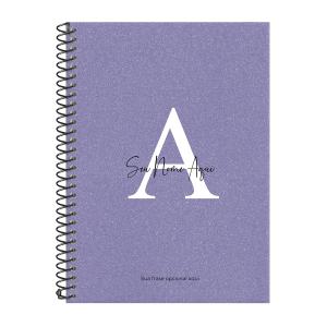 Caderno Colegial Personalizado 1 Matéria Areia Sand Very Peri