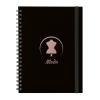 Caderno Universitário Plus 1 Matéria Profissões Preto e Rosê Moda