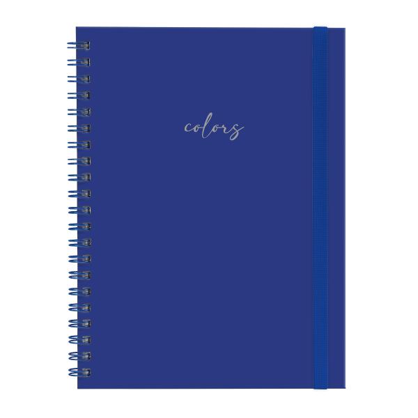 Caderno Universitário Plus 1 Matéria Solid Colors Azul Bic