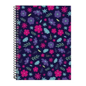 Caderno Universitário 1 Matéria Florescer Roxo