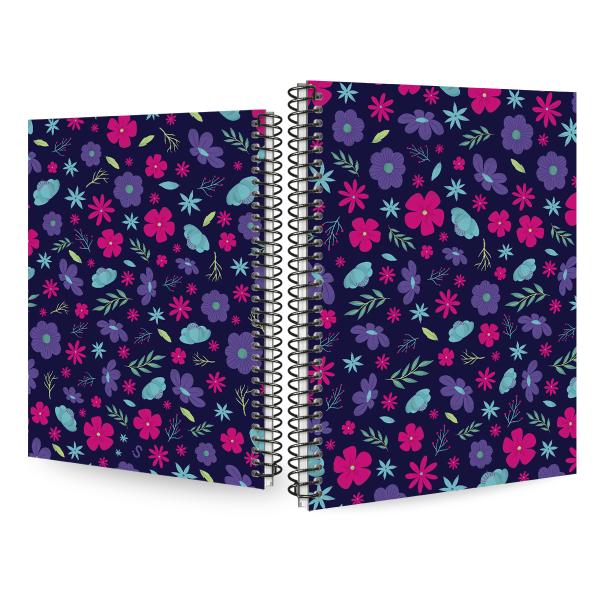 Caderno Universitário 1 Matéria Florescer Roxo