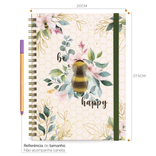Caderno Universitário Plus 1 Matéria Bosque Abelha