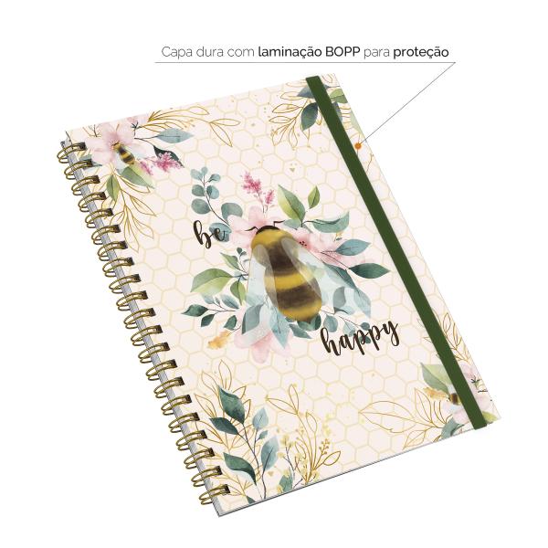 Caderno Universitário Plus 1 Matéria Bosque Abelha