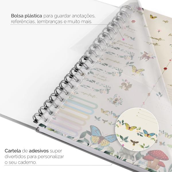 Caderno Universitário Plus 1 Matéria Bosque Abelha
