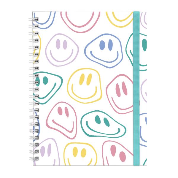 Caderno Universitário Plus 1 Matéria Retrô Happiness
