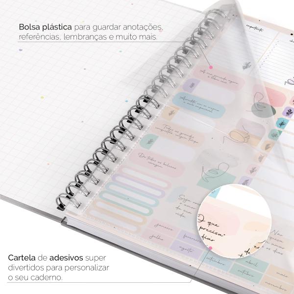 Caderno Universitário Plus 1 Matéria Face Linear Verde