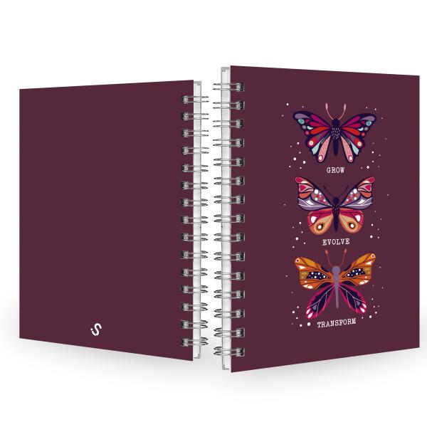 Caderno Butterfly Transform 14x20 100Fls
