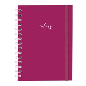 Caderno Feminino Plus Solid Colors Pink