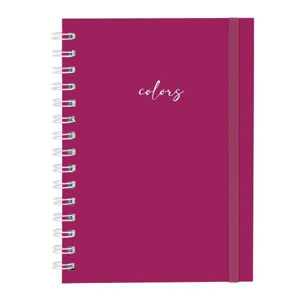 Caderno Feminino Plus Solid Colors Pink 14x20