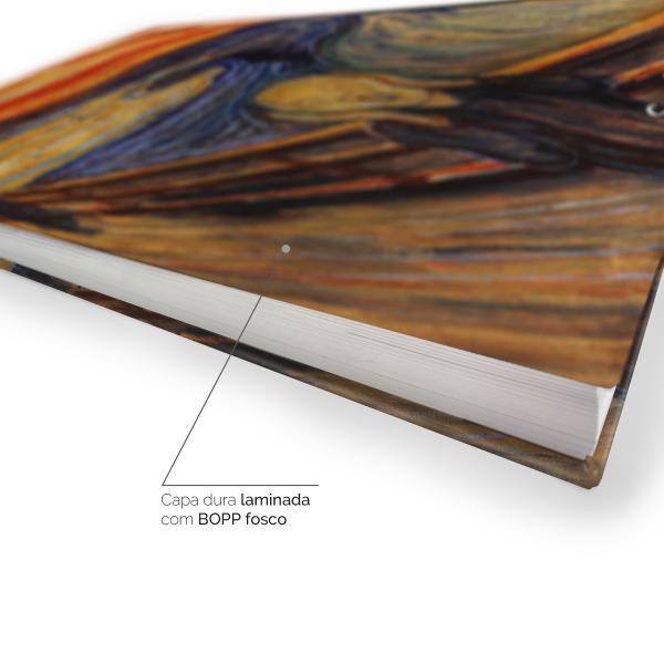 Sketchbook Bloco De Desenho Personalizado A5 Obras O Grito 180g