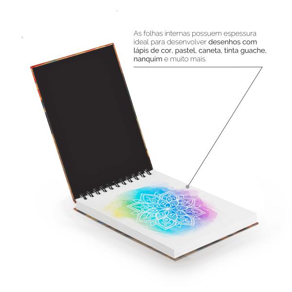 Sketchbook Bloco De Desenho Personalizado A5 Obras O Grito 180g