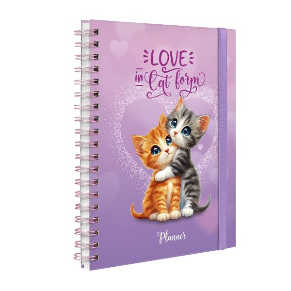 Planner Semanal Permanente Cats Love Lílas