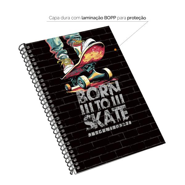 Caderno Colegial 1 Matéria Urban Skate
