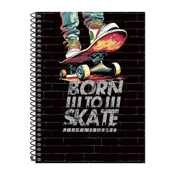Caderno Colegial 1 Matéria Urban Skate