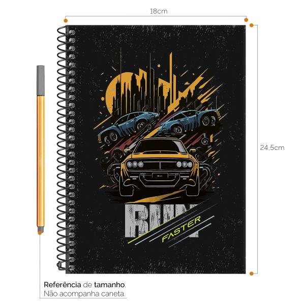 Caderno Colegial 1 Matéria Urban Run Faster