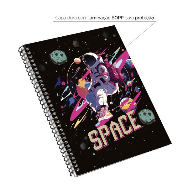 Caderno Universitário 1 Matéria Urban Space Pink