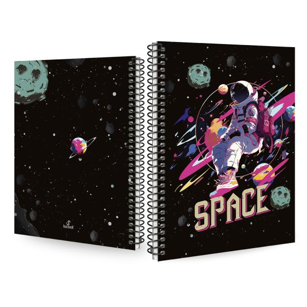 Caderno Universitário 1 Matéria Urban Space Pink