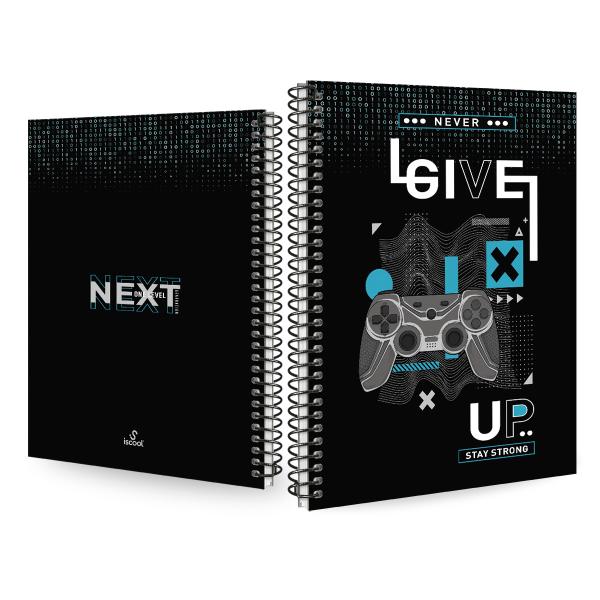 Caderno Universitário 1 Matéria Urban Game Azul