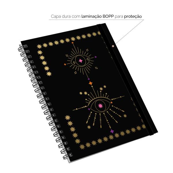 Caderno Universitário Plus 1 Matéria Amuleto Olho Grego