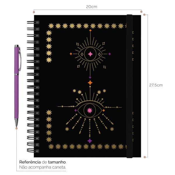 Caderno Universitário Plus 10 Matérias Amuleto Olho Grego