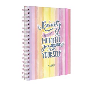Planner Semanal Permanente Color Quotes Beauty Moment