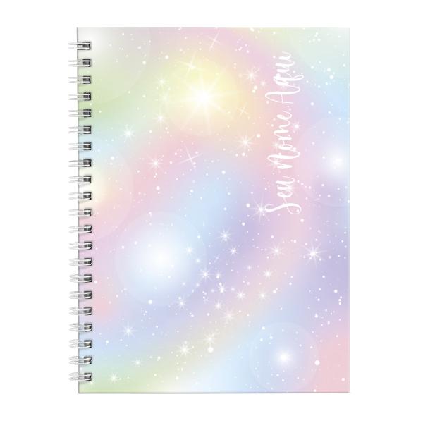 Caderno Personalizado 1 Matéria Feminino Color Estrelas