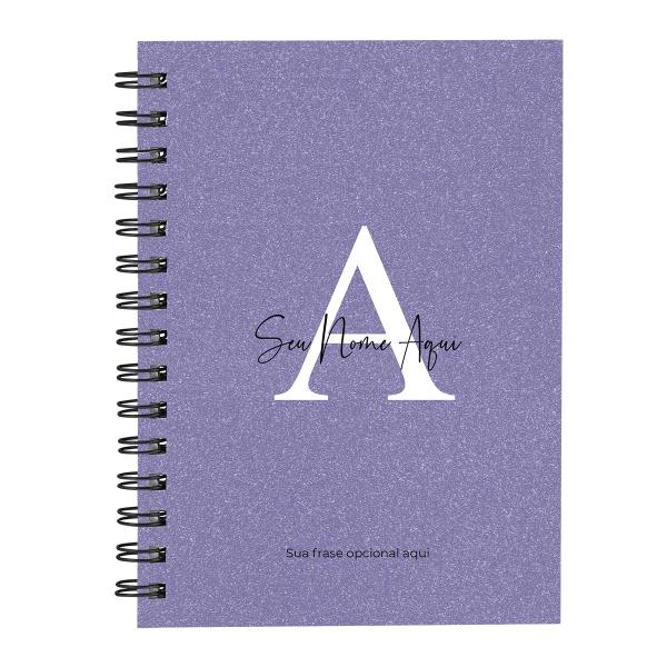 Caderno Personalizado Areia Sand Very Peri 100 Fls 14x20 cm