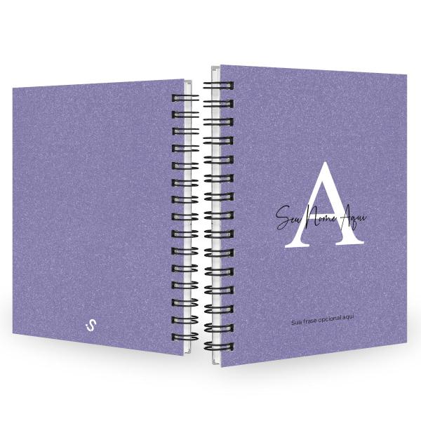 Caderno Personalizado Areia Sand Very Peri 100 Fls 14x20 cm