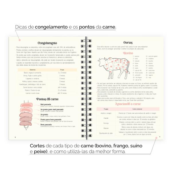 Caderno Personalizado De Receitas Envie Sua Arte 18x25cm